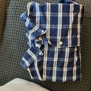 Men's XXL hawker rye checkered button up shirt
